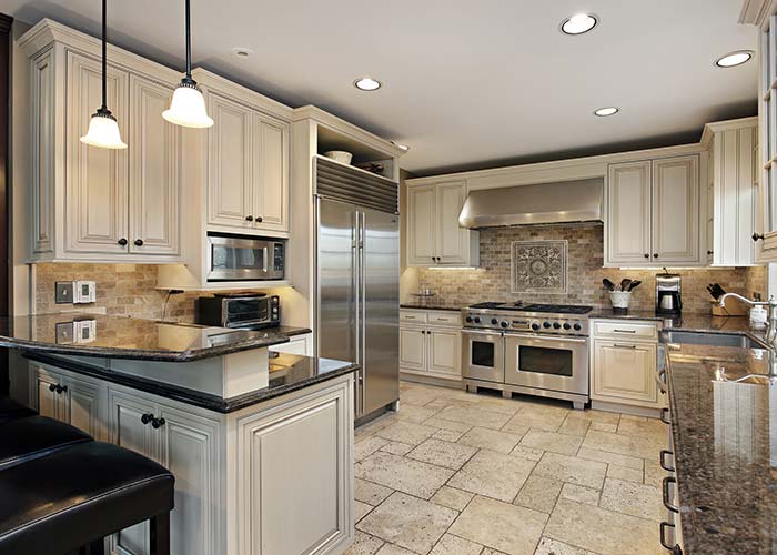 White Cabinets On Kitchen Remodel In San Diego 